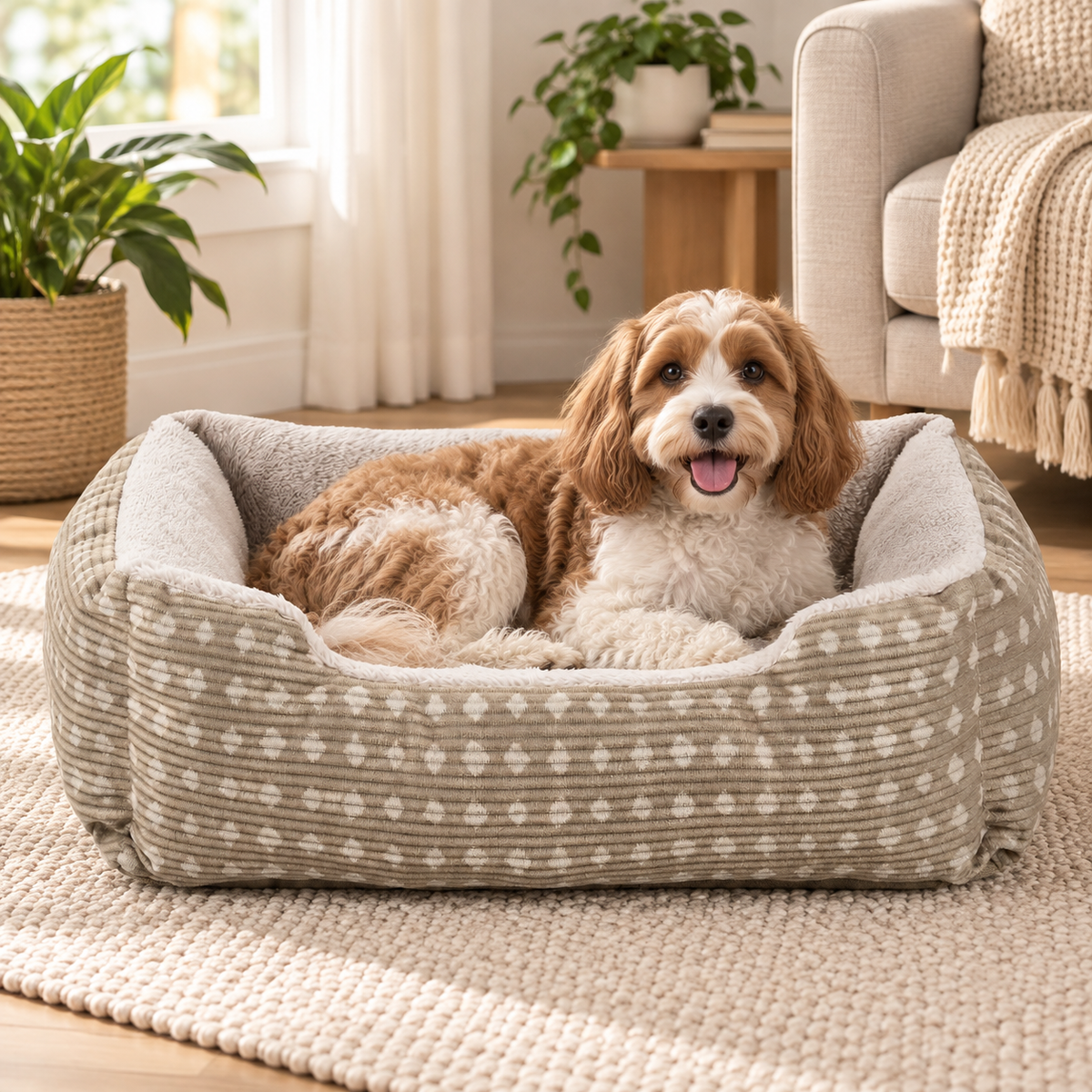 Small Cuddler Style Pet Bed